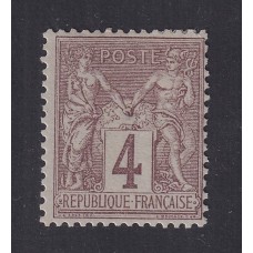 FRANCIA 1877 Yv 88 ESTAMPILLA NUEVA CON GOMA 5 €